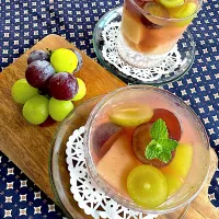 夏の終わり秋のはじまりゼリー