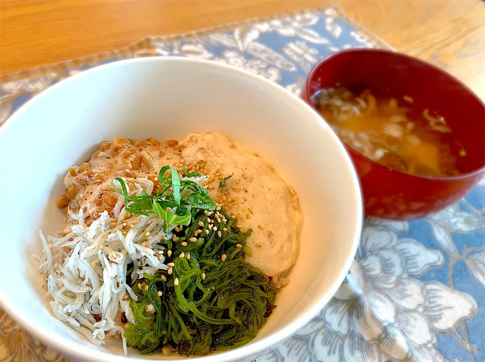 ごはん100ｇでダイエットネバネバ丼|kyoko☆✶さん