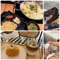 ⭐︎今日のお昼ご飯とおやつ⭐︎  ドーナツ　もつ鍋|hamamaさん