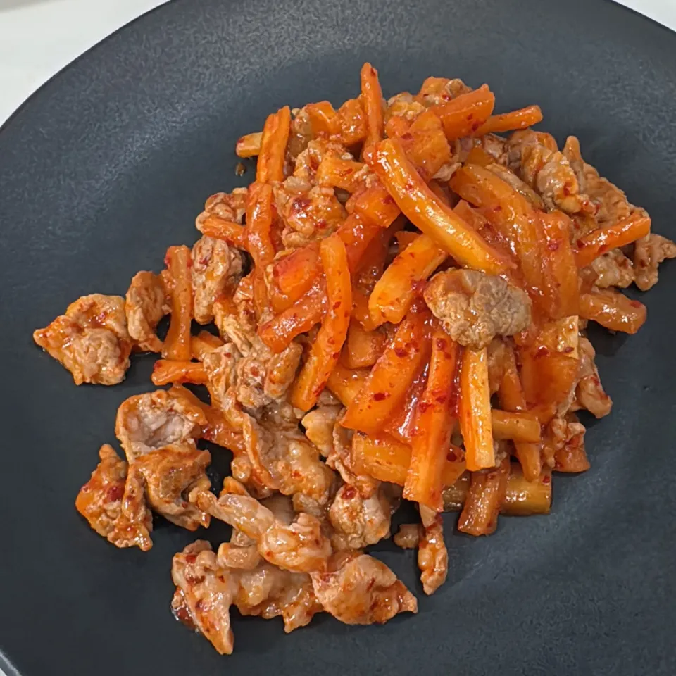 切干大根キムチで豚キムチ炒め|miyuさん