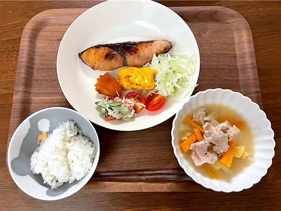 ブリポン酢焼きメインのお夕飯for kids|みーぬ | 毎食野菜を食べる家さん