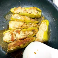 ピーマン肉詰め|まりりんさん