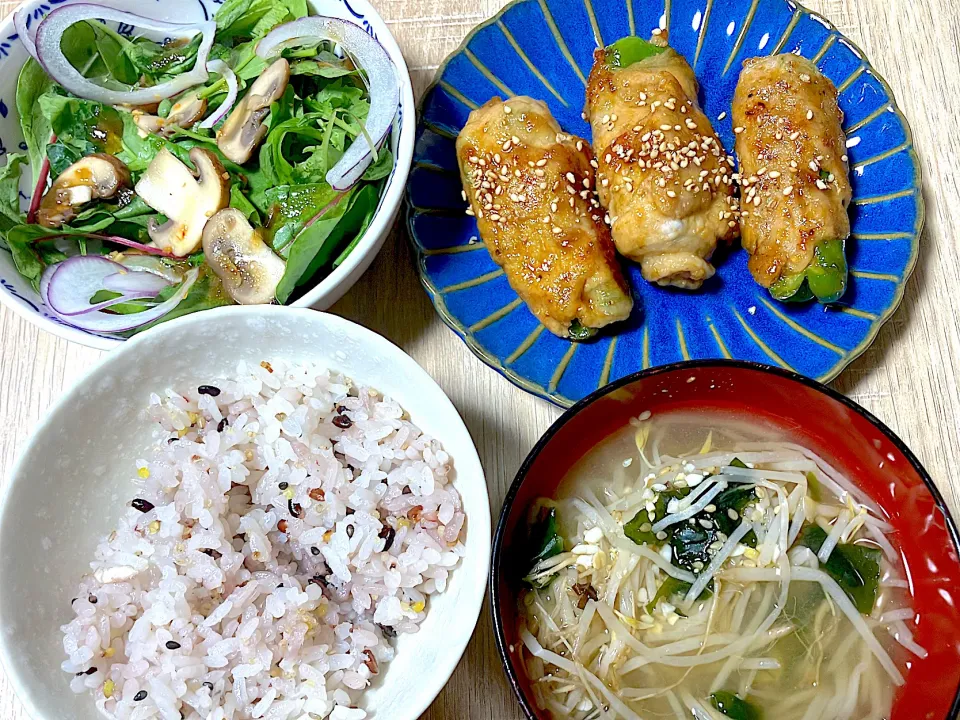 ピーマン×豚肉×チーズ|ねこのあいさん