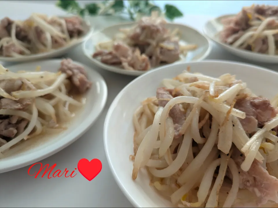 《レシピ有》肉もやし炒め。|Mariさん