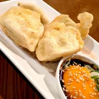 ルーロー月見揚げ餃子|晴れの陽さん