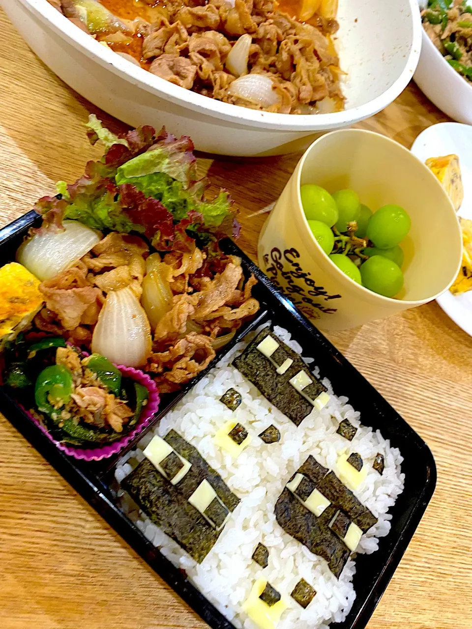 牛肉のオイスターソース炒め弁当|しばざきまりさん