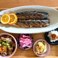 秋刀魚ランチ|kaokaoさん