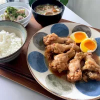 手羽元にんにく醤油煮