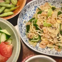 海老のオイスターソース焼きそば|こじまるさん