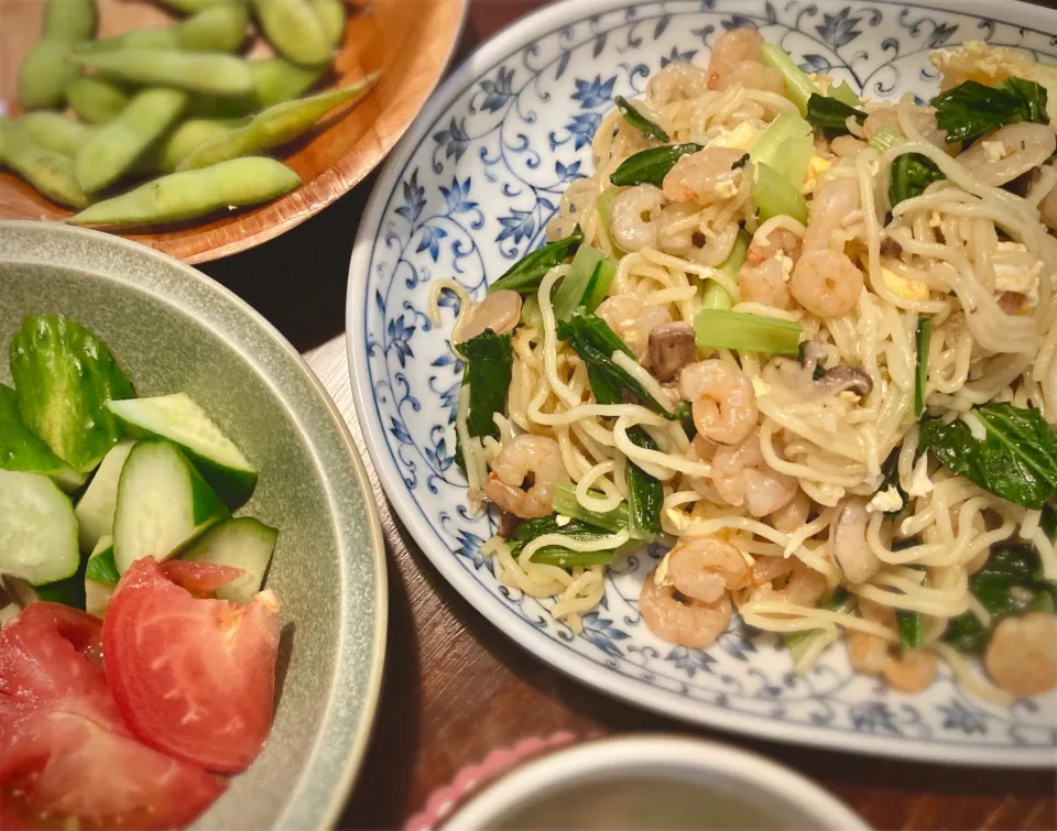 海老のオイスターソース焼きそば|こじまるさん