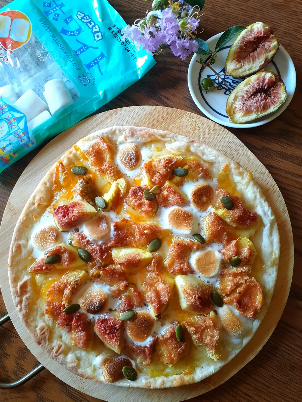 マシュマロ無花果ピザ|fumfumさん