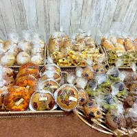 朝市で出品したパン達|みほままこさん