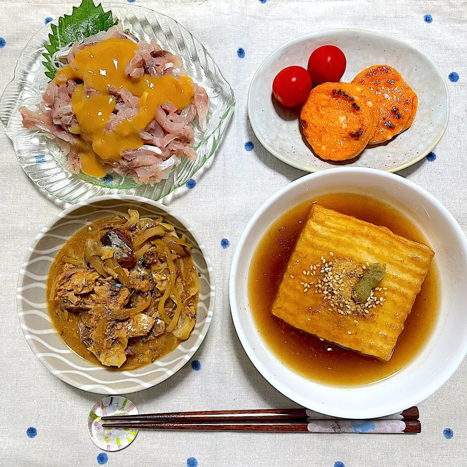 出汁漬け厚揚げ|ゆさんさん