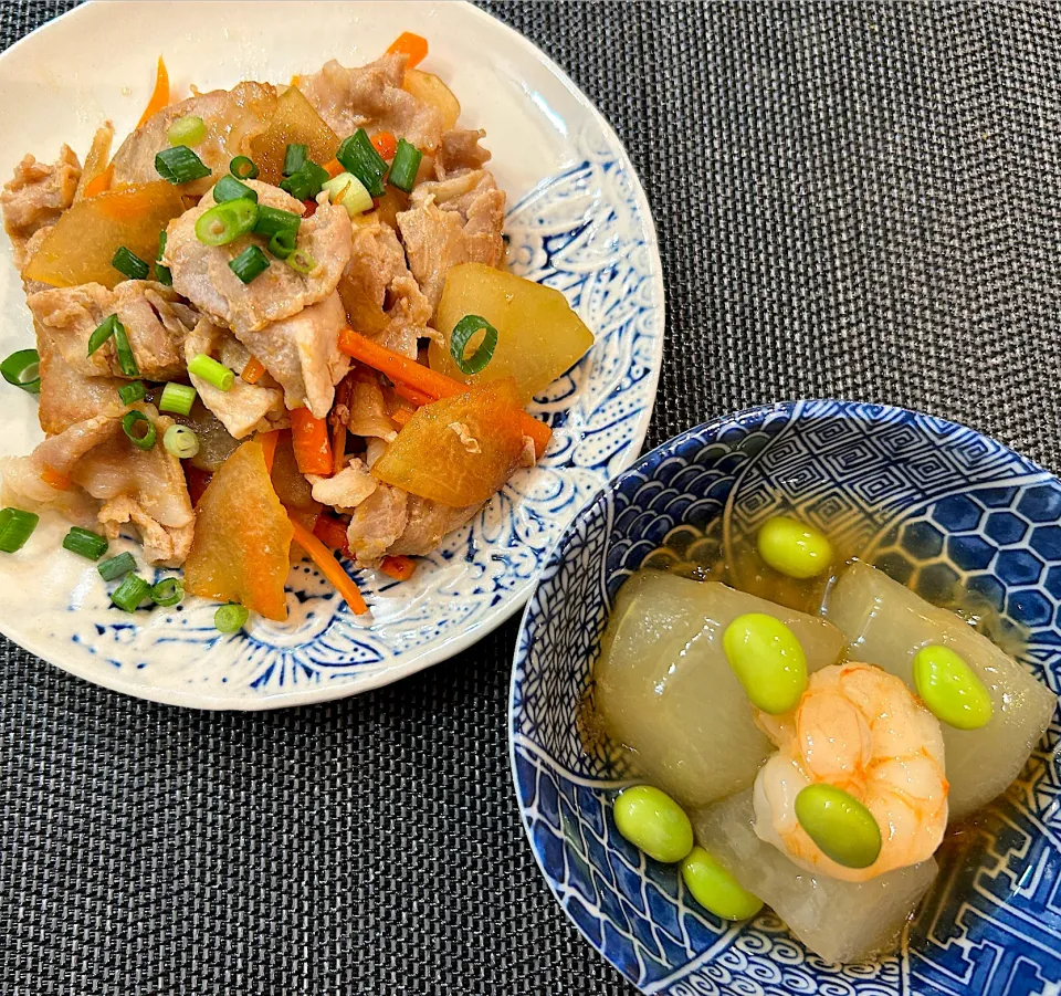 冬瓜の煮物と冬瓜と豚肉のオイスター炒め|CKさん