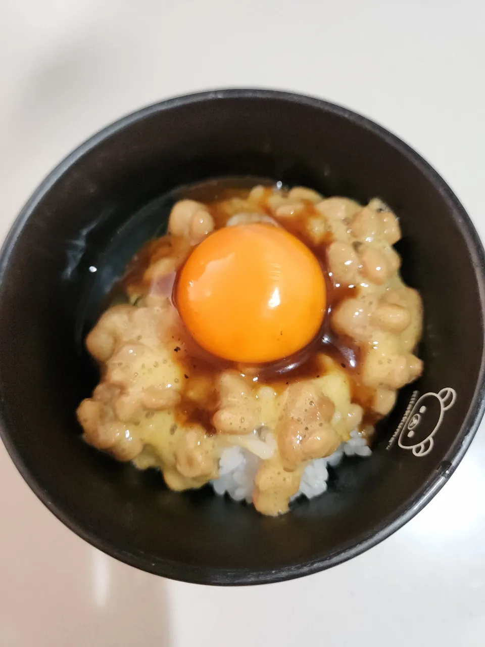 納豆たまごごはん|さきさん