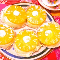 パイナップルカスタードパン。
スイーツのようなパン。|りささん