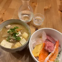 豚汁と海鮮丼|runさん