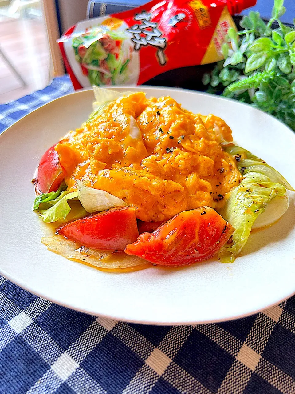 レタスと卵のオイスター炒め|リンリンさん