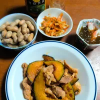 豚肉とカボチャの炒め物|ぱやさん