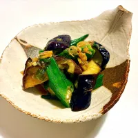 なすとオクラの香味和え|chibiさん