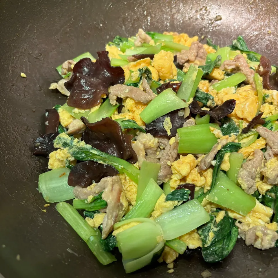 きくらげ卵❣️ふるさと納税の野菜たちを使って❣️|ほのみさん