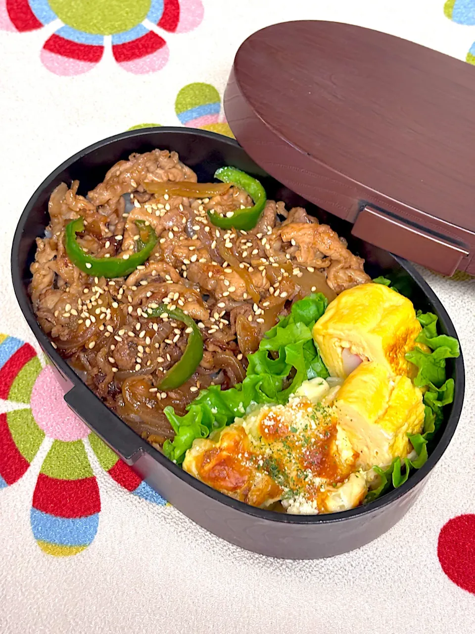 生姜焼き弁当|Chiharϋnさん