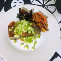 つくおきこんにゃくの煮付けでこんにゃくステーキと仲間たちｄ(*｀･(エ)･´*)ｂ