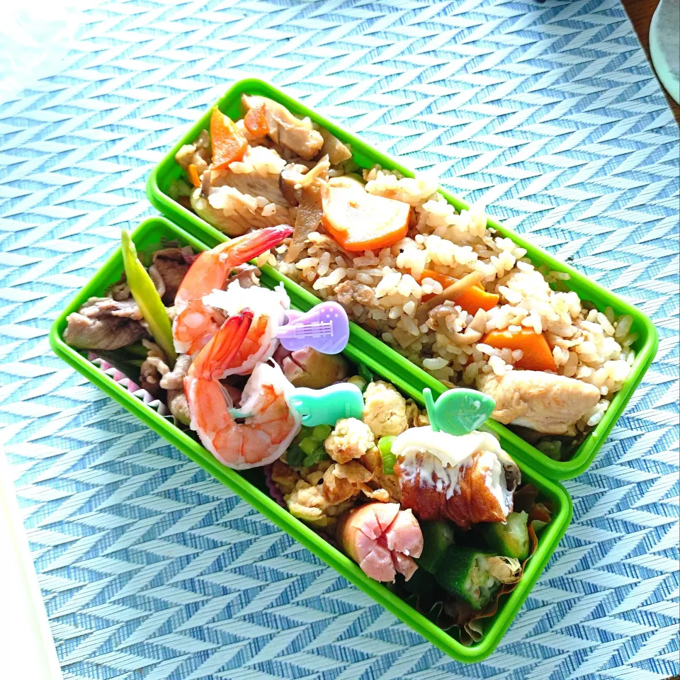 オイスターソースで！混ぜご飯弁当|Reikoさん