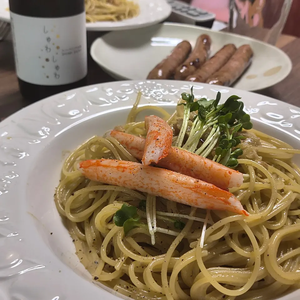 かに味噌クリームパスタ|ちーさん