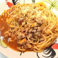 Spaghetti with chili con carne|Jorge Bernal Márquezさん