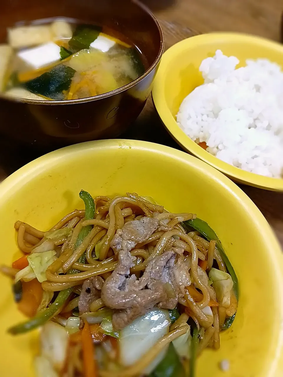 焼きそばとの味噌汁|まなみさん