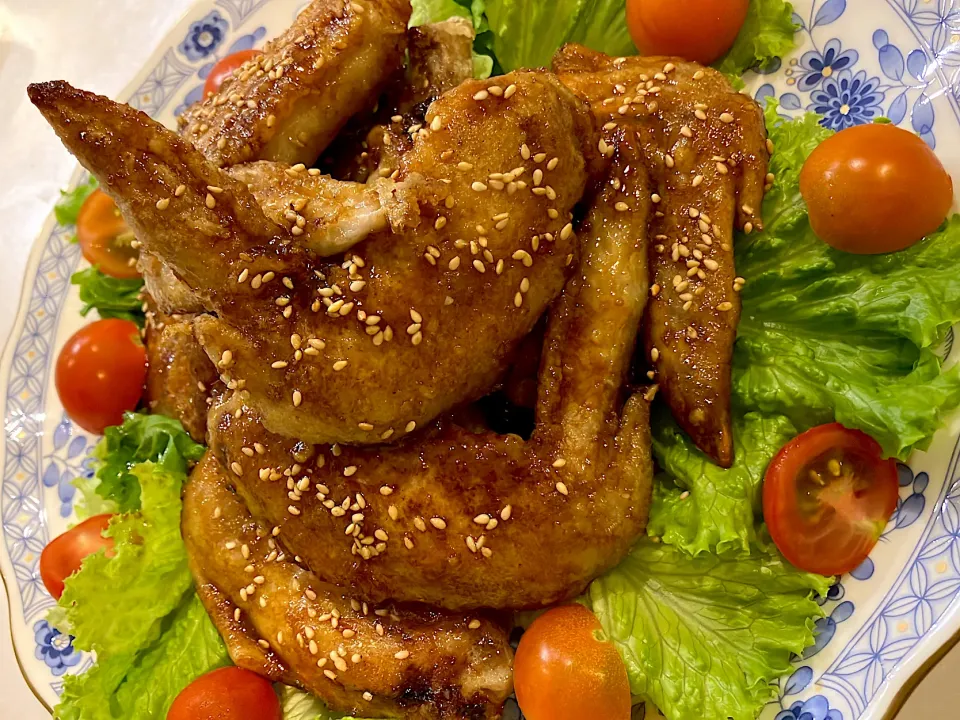 手羽先旨辛焼き|もちまるさん