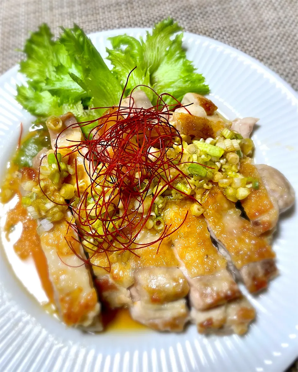 揚げない鶏むね油淋鶏|藤田 まり子さん