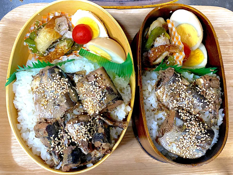 やーっと立派な秋刀魚をゲットし、甘露煮作りました！中学生弁当最終日。旬の秋刀魚を美味しく召し上がれ❤️|りえはるさん