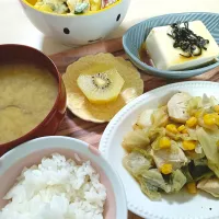 とり野菜炒め定食|Mogu*moguかぁちゃんさん