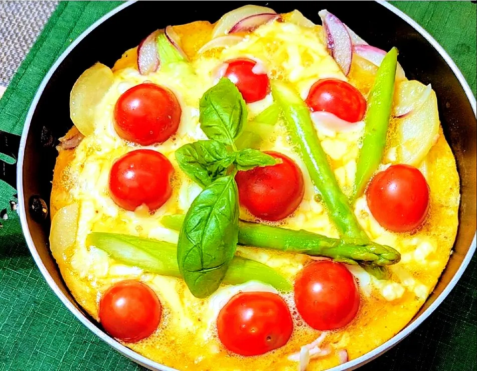 【主菜】フライパンでスパニッシュオムレツ|シュビラさん