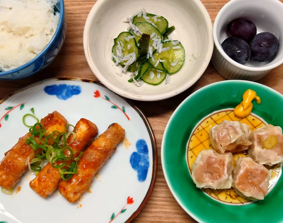 厚揚げの肉巻き（シニア食）|りょうさん