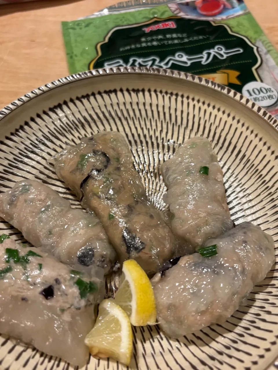 ライスペーパーでつるもち水餃子|すずさん