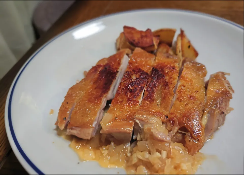 ポッロ アロスト コン パターテ アル フォルノ|kazaneさん