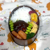 9月13日⚾️チーズハンバーグ弁当