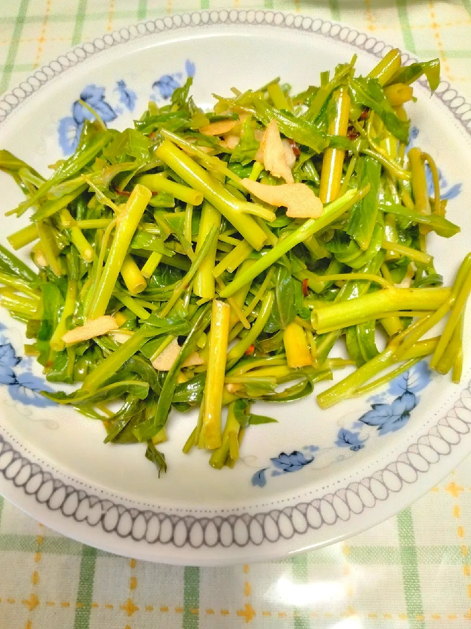 空芯菜の炒め物|のばーきさん