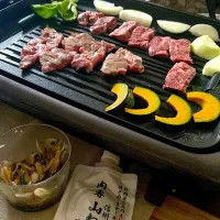 お家焼き肉　生ラムと牛サガリ　実家野菜| renharuruさん