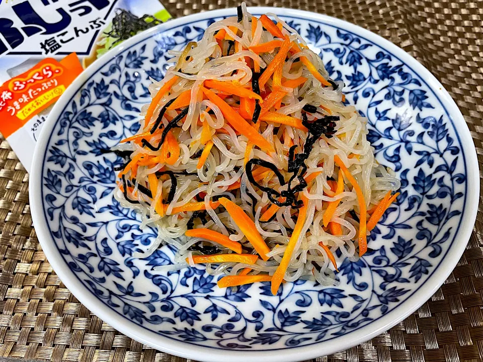 しらたきの塩昆布和え|ちゃっぴ〜さん