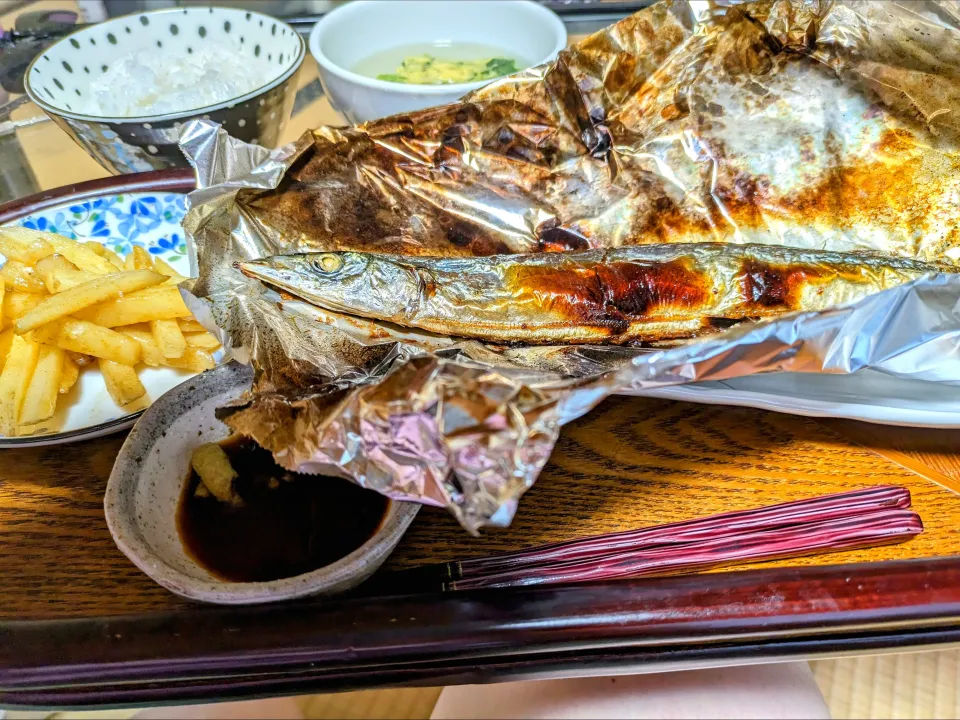 秋刀魚の一本背負い|かっちゃんさん