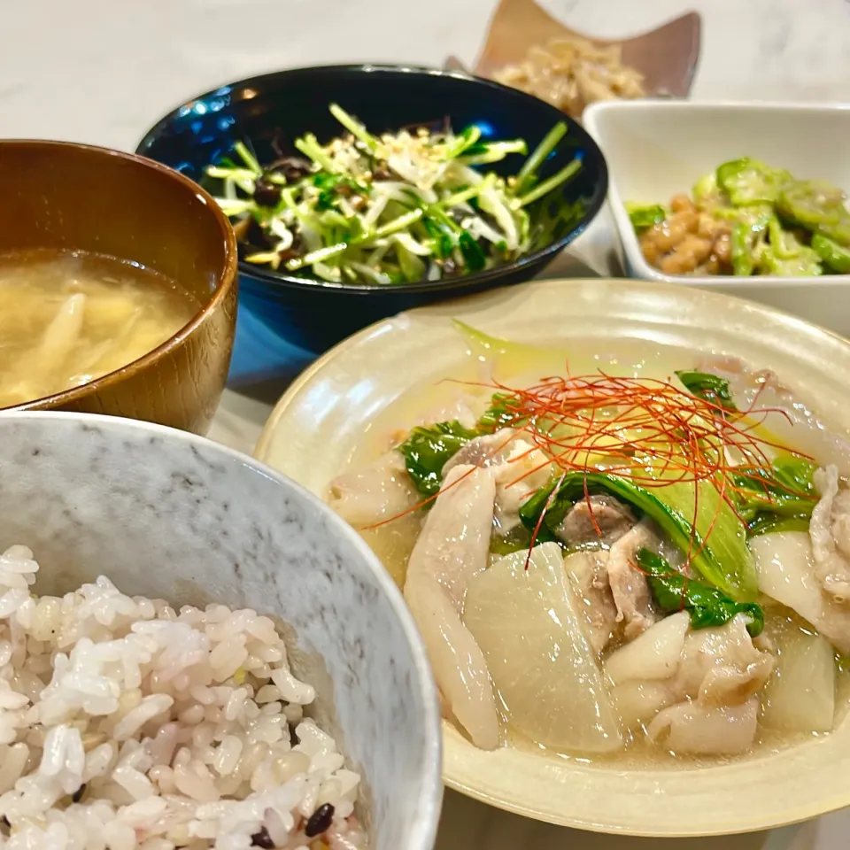 豚こまのトロッと煮。他。|ぎんさん