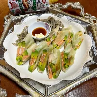 サーモンアボガド棒餃子＊ヤマサ万能クッキングタレ＊コリアンホットマヨ|henryさん