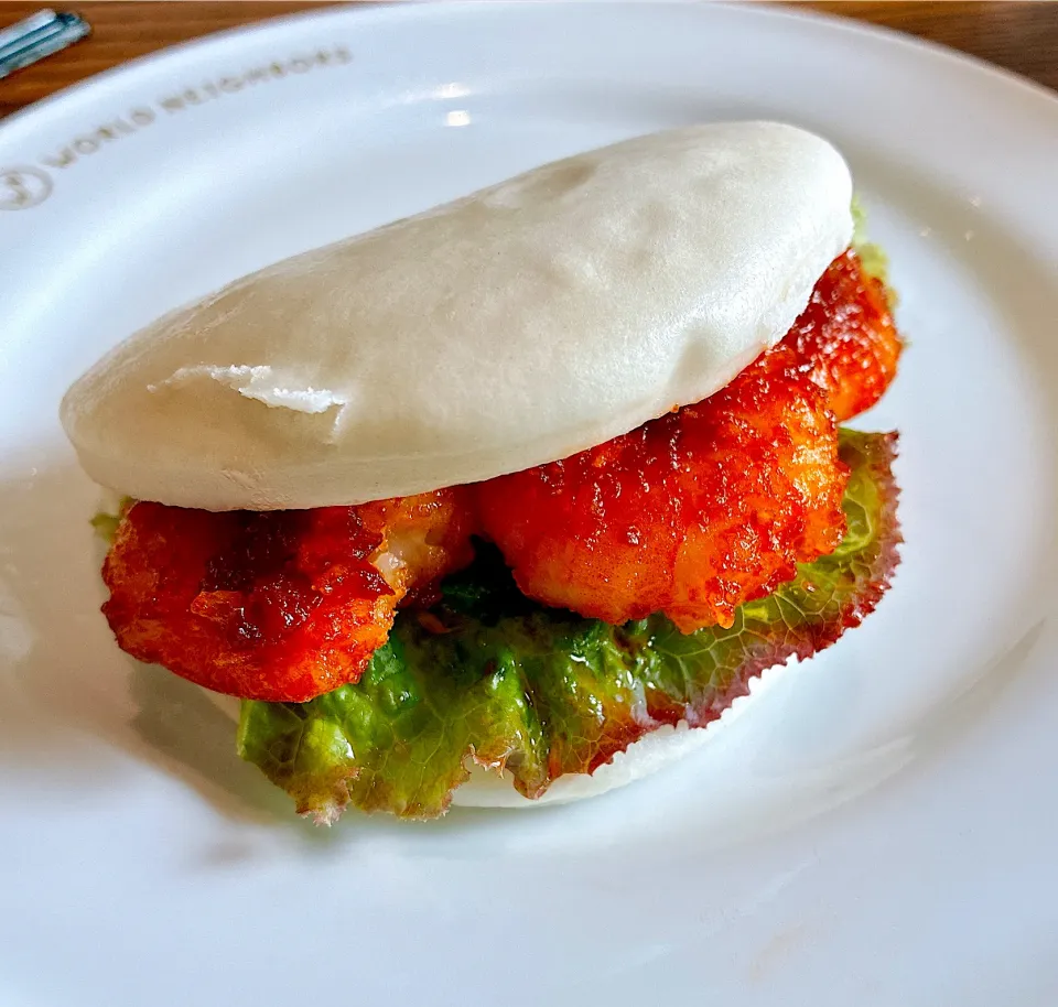 割包でエビチリバーガー|chibiさん