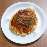 ナナの料理　お豆腐の入ったお好み焼き|ナナさん