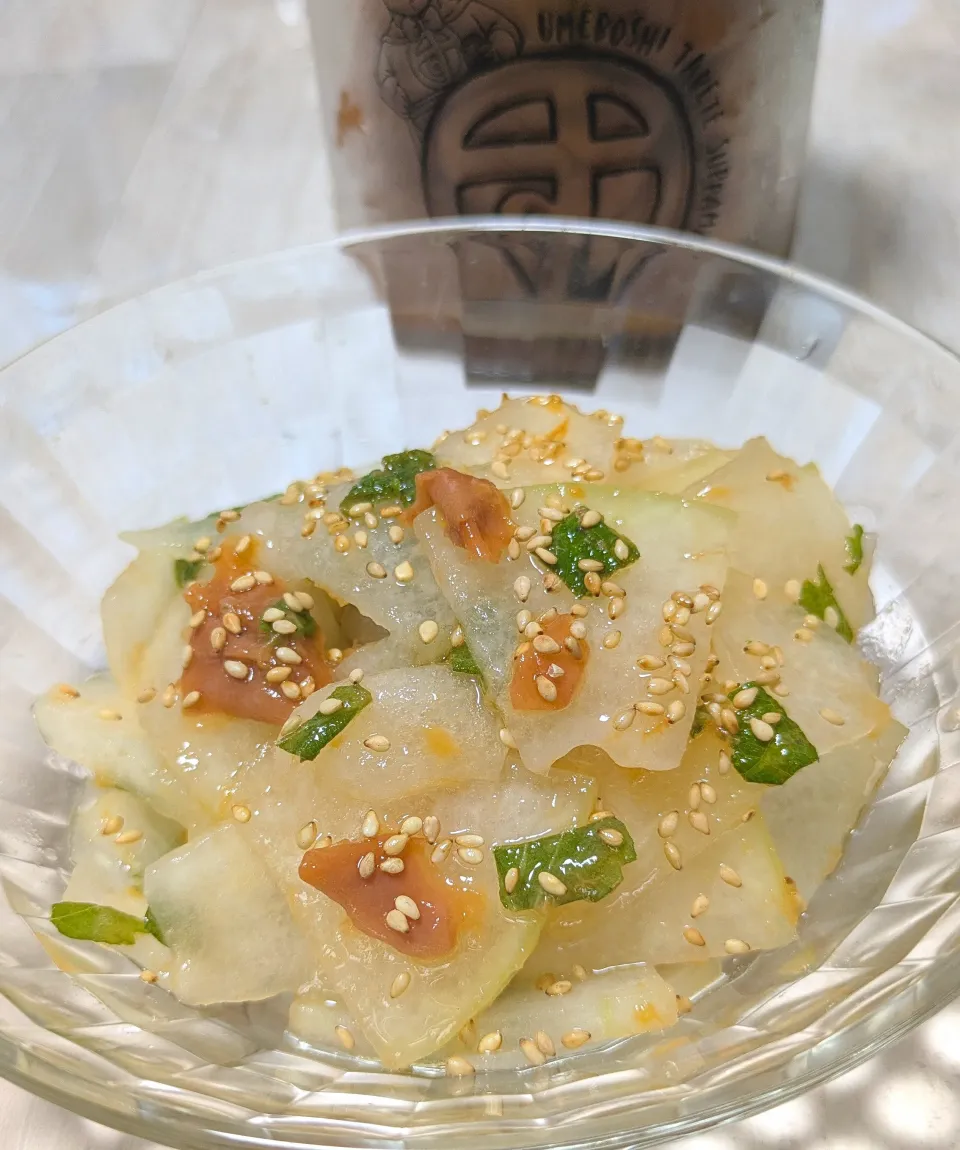 ごま油香る冬瓜うめハニー和え|ひとみんΨ(*´∀｀)Ψさん