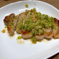 トンテキのねぎ塩風味| ゆーさん